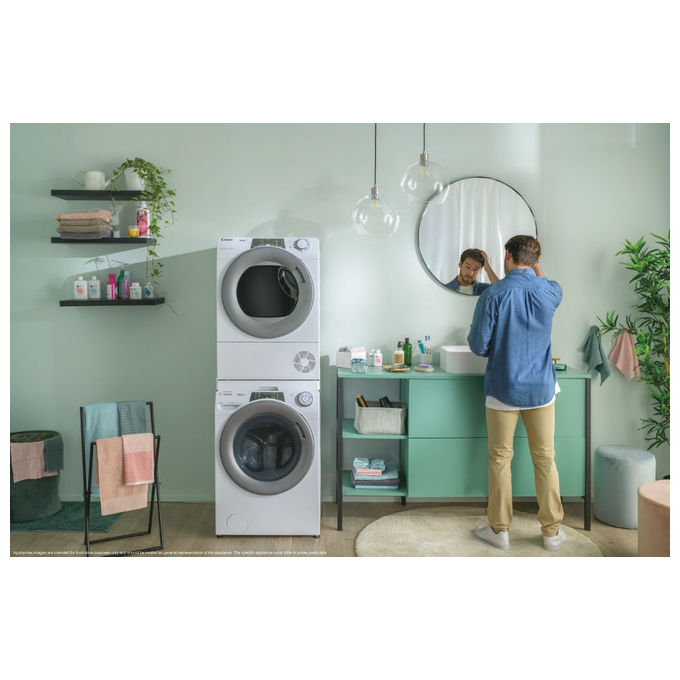 Candy RapidÓ PRO RP 6106BWMR8-S Lavatrice 10 kg 1600 Giri Caricamento Frontale Bianco