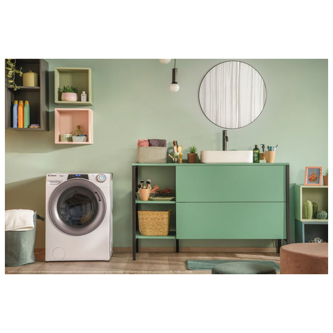 Candy RapidÓ PRO RP 6106BWMR8-S Lavatrice 10 kg 1600 Giri Caricamento Frontale Bianco