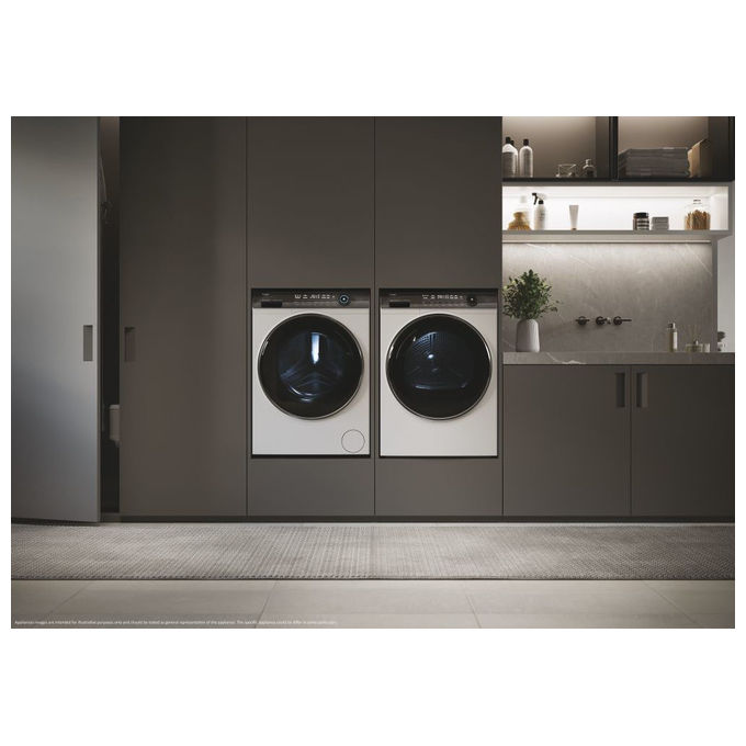 Haier HW90BD14979EUGIT I-Pro Serie 7 Plus Lavatrice Frontale 9 Kg 1400 rpm Classe A Vapore Wi-Fi Direct Motion (85x59x49 cm) colore Bianco