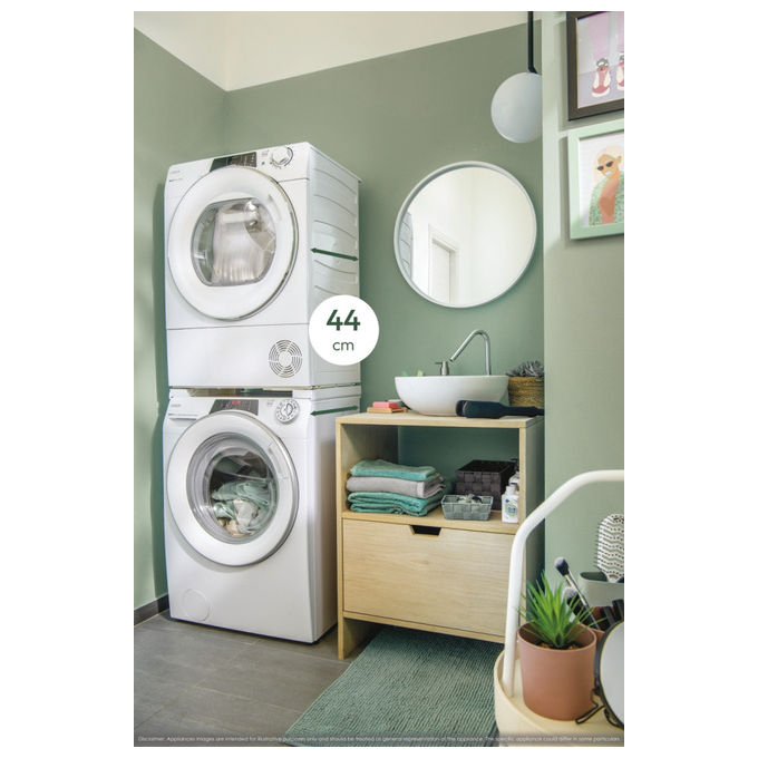 Candy RapidÓ RO41274DWMST-1-S, Lavatrice Slim Carica Frontale, 7 Kg, 1200 Giri, Classe A, Bianco