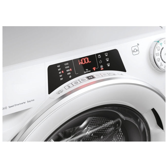 Candy RapidÓ RO41274DWMST-1-S, Lavatrice Slim Carica Frontale, 7 Kg, 1200 Giri, Classe A, Bianco