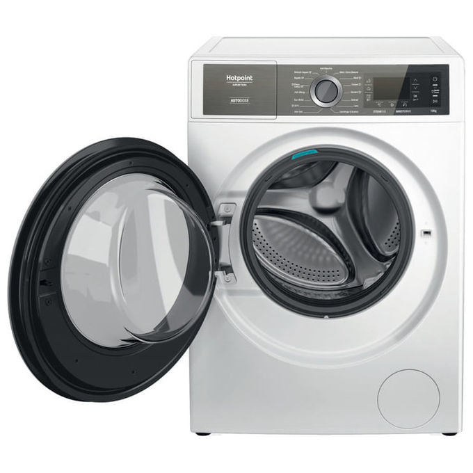 Hotpoint H8 W046WB IT Lavatrice Caricamento Frontale GentlePower Classe Energetica A Capacita' di carico 10Kg Centrifuga 1400 Giri PowerDrive Anti Macchia