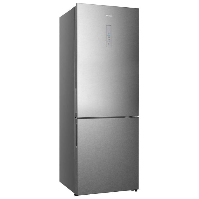 Hisense RB645N4BIE Frigorifero Combinato 495 L 200 cm Classe E 39 dB Total No Frost Multi Airflow Inverter colore Acciaio Inox