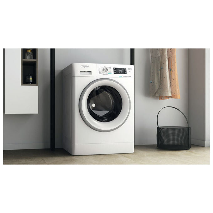 Whirlpool FFB 846 SV IT Lavatrice Caricamento Frontale 6° SENSO Steam Refresh Classe energetica A Capacita' di carico 8 Kg Centrifuga 1400 giri Inverter