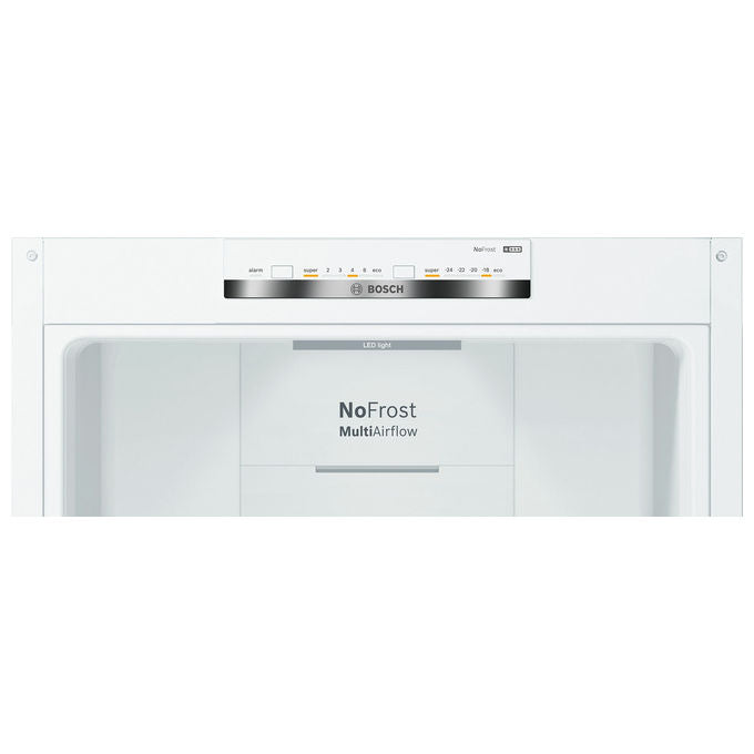 Bosch KGN39VWEQ Serie 4 Frigorifero Combinato 368 L 203 cm Classe E 39 dB Total No Frost Multi Airflow colore Bianco