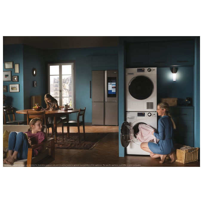 Haier HW70B12636N Serie 636 Lavatrice Carica Frontale Slim 7 kg Classe energetica A+++ Trattamento ABT Partenza Differita  Centrifuga 1200 giri Motore Direct Motion