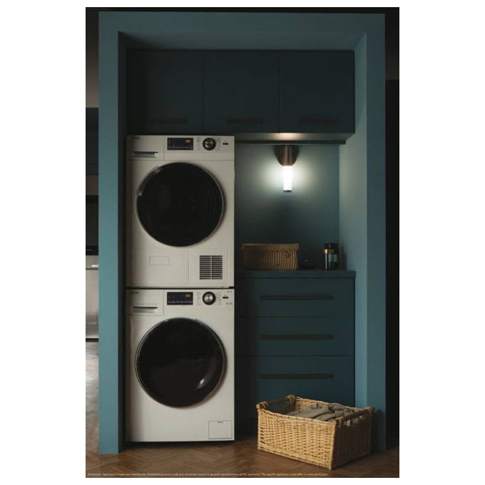 Haier HW70B12636N Serie 636 Lavatrice Carica Frontale Slim 7 kg Classe energetica A+++ Trattamento ABT Partenza Differita  Centrifuga 1200 giri Motore Direct Motion