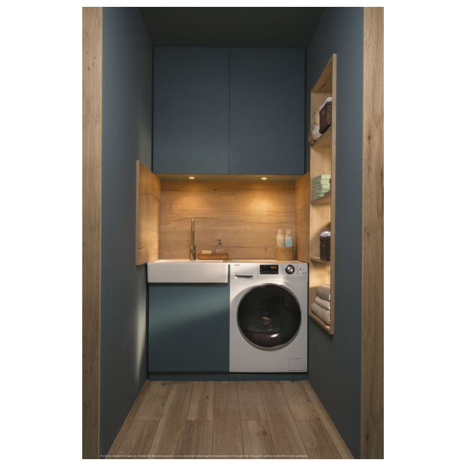 Haier HW70B12636N Serie 636 Lavatrice Carica Frontale Slim 7 kg Classe energetica A+++ Trattamento ABT Partenza Differita  Centrifuga 1200 giri Motore Direct Motion