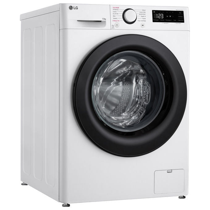 LG AI DD F4R3013NSWB Lavatrice Classe A -10% Carica Frontale Serie R3 Lavatrice 13kg 1400 giri AIWash Lavaggio a vapore Motore Direct Drive Smart Diagnosis Libera installazione Bianca