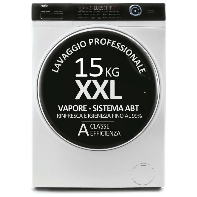 Haier HW150-BP14986EIT Lavatrice Caricamento frontale 15 kg 1400 Giri-min Bianco