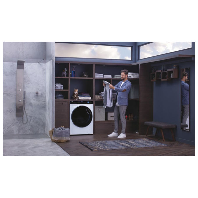 Haier HW150-BP14986EIT Lavatrice Caricamento frontale 15 kg 1400 Giri-min Bianco