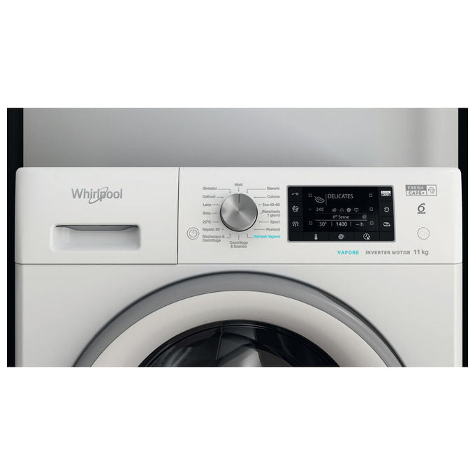 Whirlpool FFD 1146 SV IT Lavatrice Caricamento Frontale 11Kg 1400 Giri-min Classe Energetica A Bianco