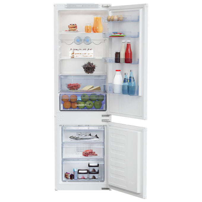 Beko BCHA275E4SN Frigorifero Combinato da Incasso 262 L 177 cm Classe E 38 dB Semi No Frost ProSmart Inverter colore Bianco