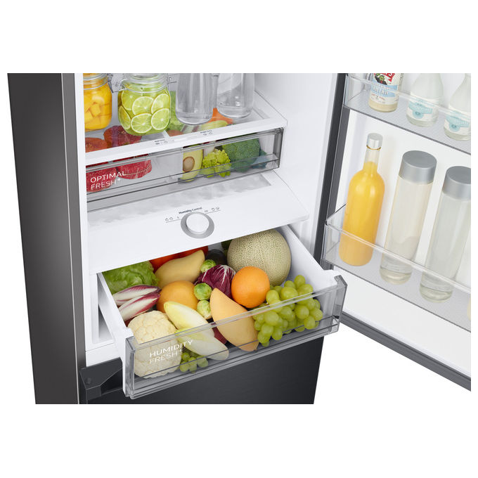 Samsung RB38C7B6AB1 BESPOKE AI Frigorifero Combinato 387 L 203 cm Classe A 35 dB No Frost Twin Cooling Plus Wi-Fi colore Nero