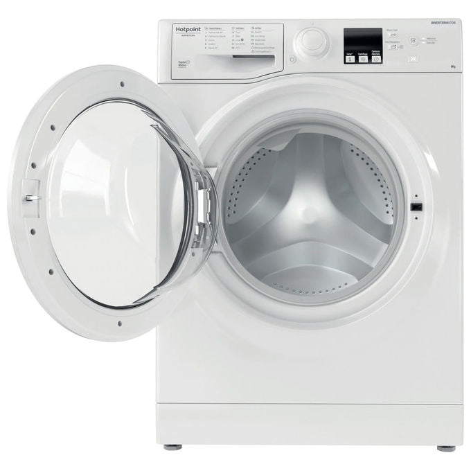 Hotpoint RSSF 624 W IT N - Lavatrice Slim a carica frontale 6 kg, 1200 giri-min, Classe C, profondita' 43 cm, colore Bianco