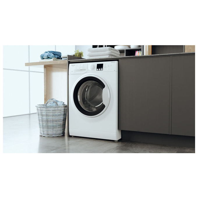 Hotpoint RSSF 624 W IT N Lavatrice Carica Frontale Slim 6 Kg 1200 rpm Classe C Inverter 16 Programmi (85x59.5x42.5 cm) colore Bianco