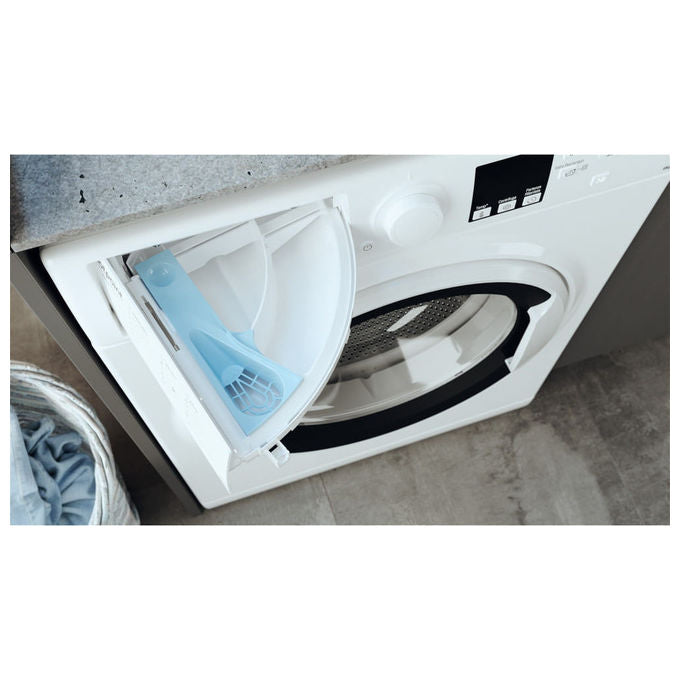 Hotpoint RSSF 624 W IT N - Lavatrice Slim a carica frontale 6 kg, 1200 giri-min, Classe C, profondita' 43 cm, colore Bianco