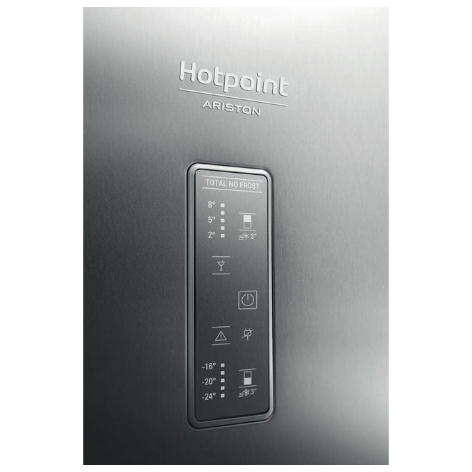 Hotpoint HA70BE 72 X Frigorifero Combinato 462 L 195 cm Classe E 40 dB No Frost colore Acciaio Inox
