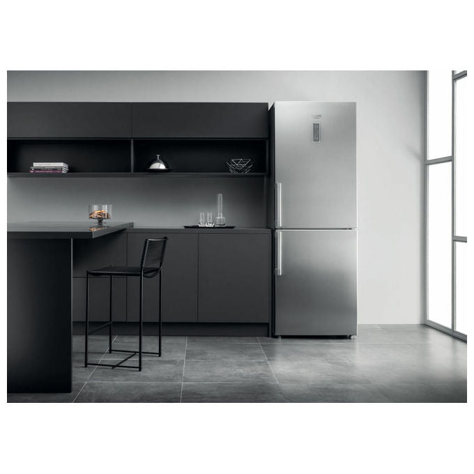 Hotpoint HA70BE 72 X Frigorifero Combinato 462 L 195 cm Classe E 40 dB No Frost colore Acciaio Inox