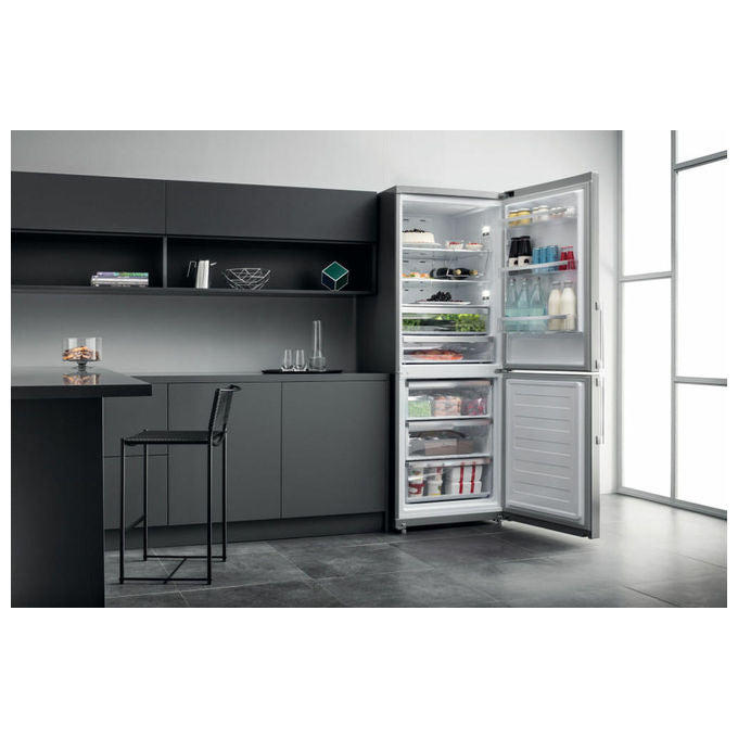Hotpoint HA70BE 72 X Frigorifero Combinato 462 L 195 cm Classe E 40 dB No Frost colore Acciaio Inox