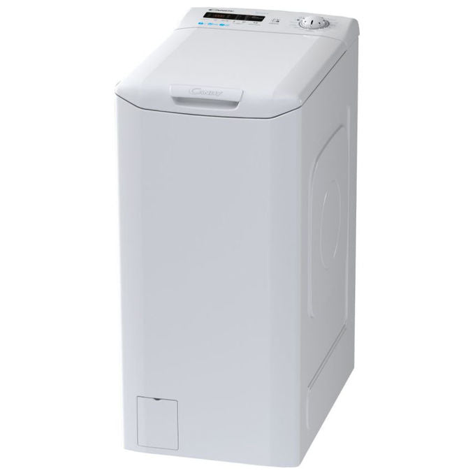 Candy Smart CST 272D3-1-11 Lavatrice a carica dall'alto 7Kg 1200 giri Classe C 16 programmi Sensore Kilo detector 41x60x86 Bianco