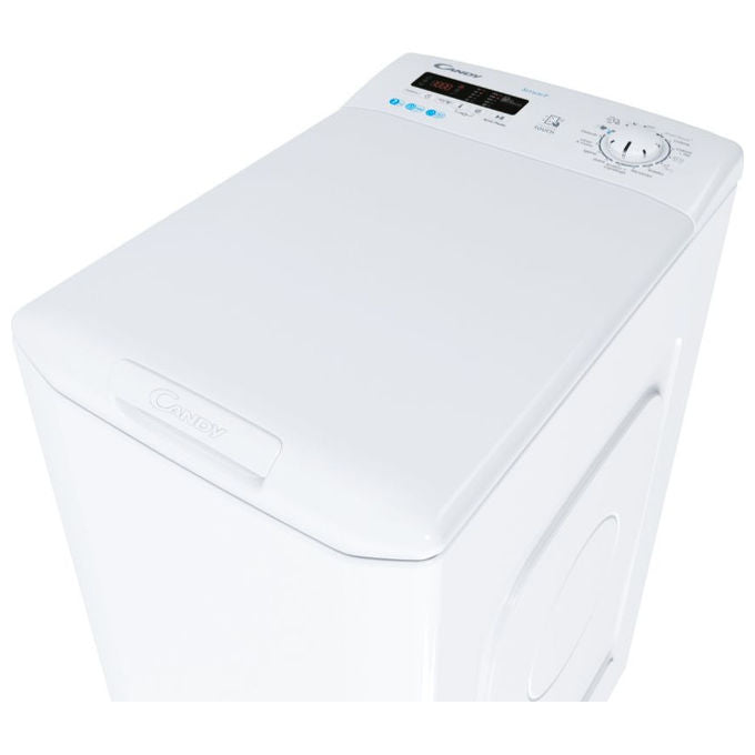 Candy Smart CST 272D3-1-11 Lavatrice a carica dall'alto 7Kg 1200 giri Classe C 16 programmi Sensore Kilo detector 41x60x86 Bianco