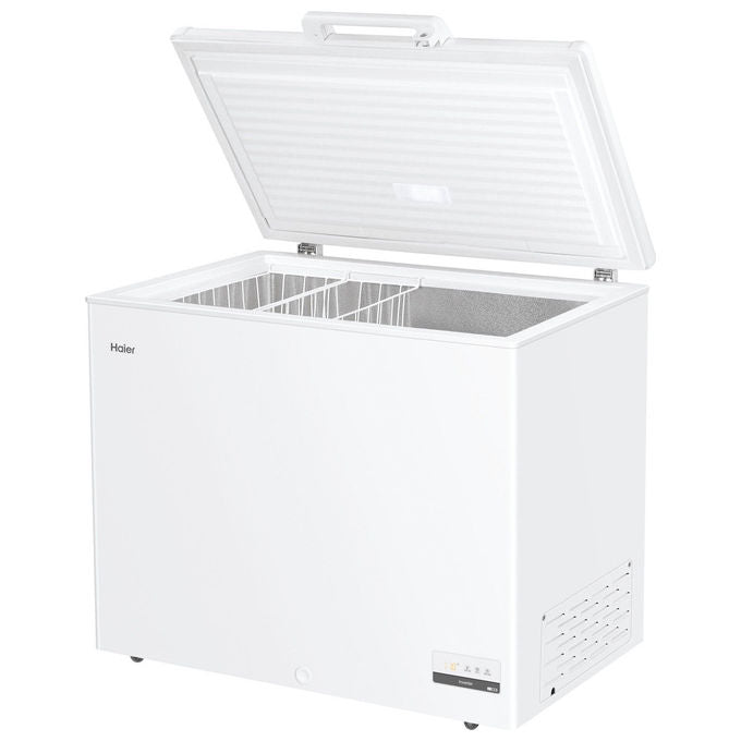 Haier HCE301E Congelatore a Pozzetto Orizzontale 300 L 84.5 cm Classe E 40 dB Fast Freeze colore Bianco