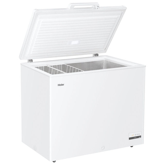 Haier HCE301E Congelatore a Pozzetto Orizzontale 300 L 84.5 cm Classe E 40 dB Fast Freeze colore Bianco