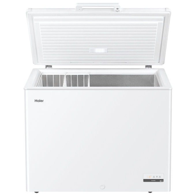 Haier HCE301E Congelatore a Pozzetto Orizzontale 300 L 84.5 cm Classe E 40 dB Fast Freeze colore Bianco