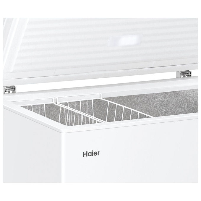 Haier HCE301E Congelatore a Pozzetto Orizzontale 300 L 84.5 cm Classe E 40 dB Fast Freeze colore Bianco