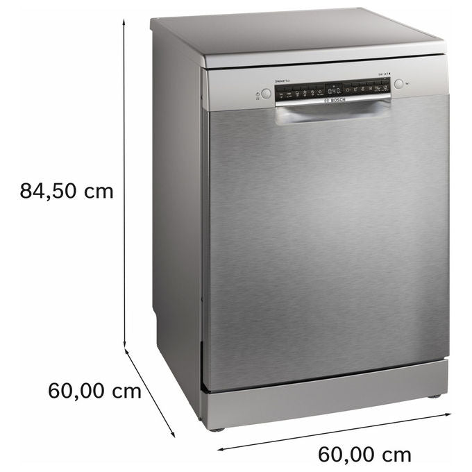 Bosch SMS4EMI06E Serie 4 Lavastoviglie Libera Installazione 14 coperti Classe B 42 dB EfficientDry Home Connect (85x60x60 cm) colore Inox