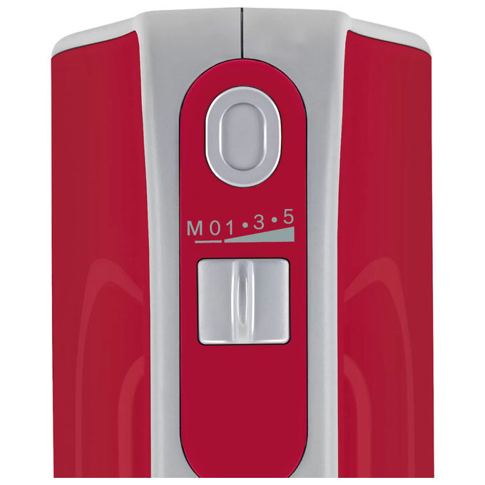 Bosch Sbattitore MFQ40303 500W 5 velocita' Rosso e Argento Styline