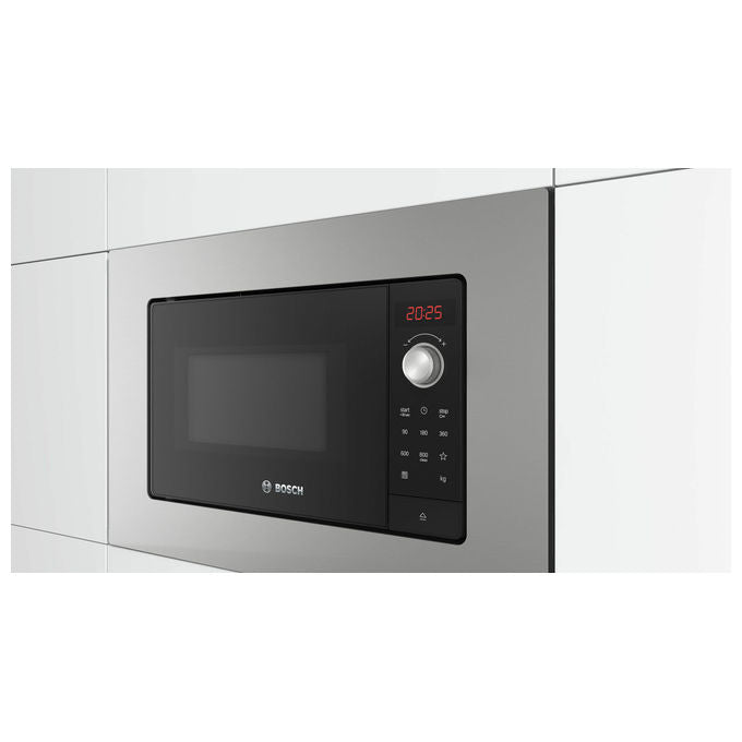 Bosch BEL623MS3 Serie 2 Forno a microonde da incasso con grill 20 L 800 W 5 livelli di potenza colore Acciaio Inox