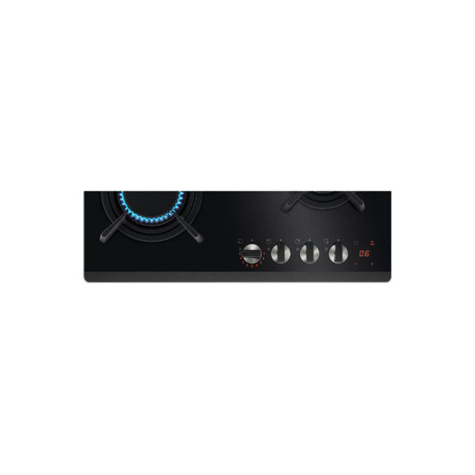 Electrolux KGG643753K Serie 800 Piano cottura Gas 60 cm 4 fuochi FlameLight Hob2Hood StepPower colore Nero