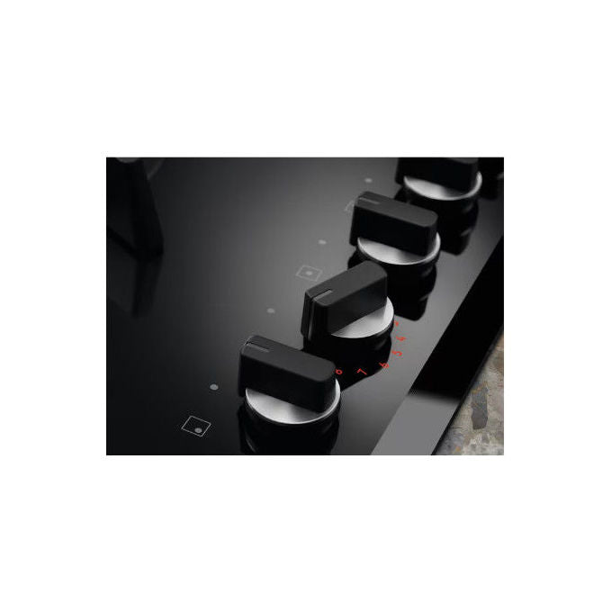 Electrolux KGG643753K Serie 800 Piano cottura Gas 60 cm 4 fuochi FlameLight Hob2Hood StepPower colore Nero