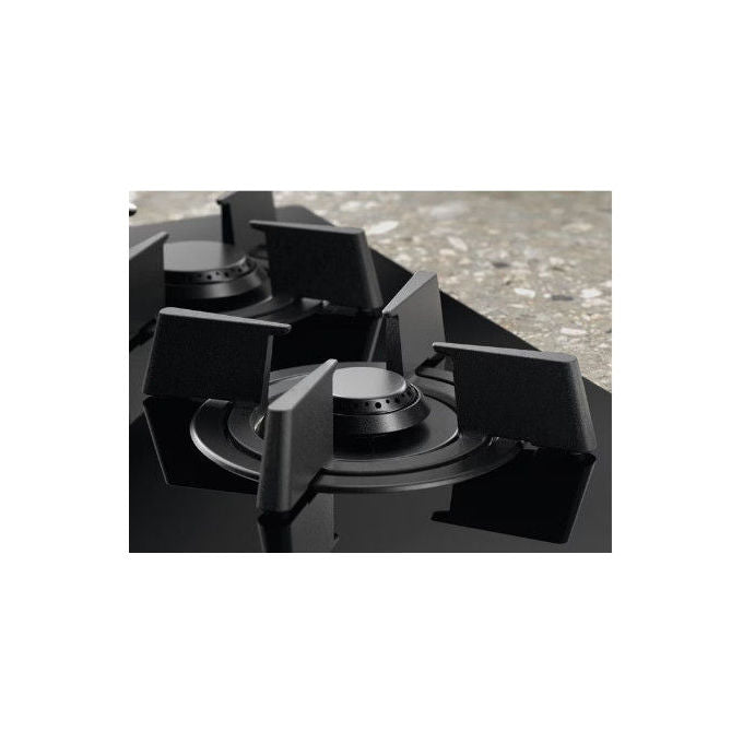 Electrolux KGG643753K Serie 800 Piano cottura Gas 60 cm 4 fuochi FlameLight Hob2Hood StepPower colore Nero