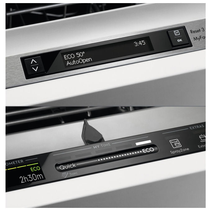 Electrolux KECB7310L Serie 900 Lavastoviglie da Incasso 14 coperti Classe D 44 dB AirDry ComfortLift Motore Inverter (82x60x55 cm) colore Nero