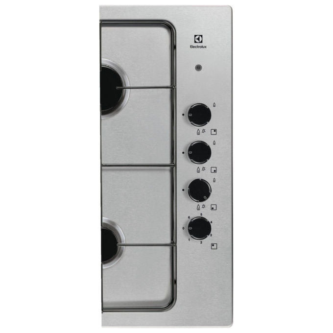 Electrolux EGL62821OX Serie 300 Piano cottura Misto 60 cm 3 fuochi gas 1 piastra elettrica 1000 W Sicurgas colore Inox
