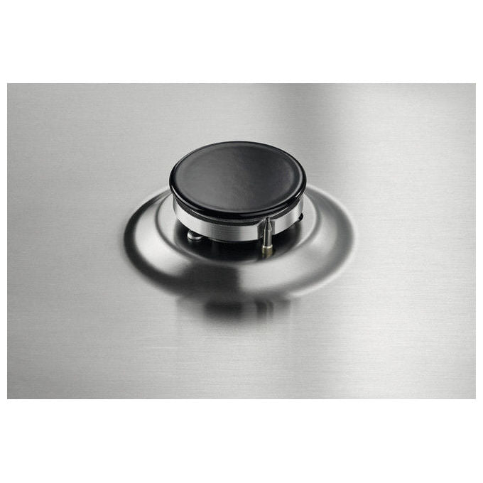 Electrolux EGL62821OX Serie 300 Piano cottura Misto 60 cm 3 fuochi gas 1 piastra elettrica 1000 W Sicurgas colore Inox