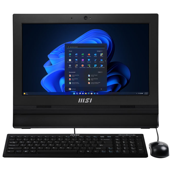 MSI Pro AP162T All-in-One PC 15.6'' Touch Screen Full HD Intel N100 4GB 128GB Win11 Pro