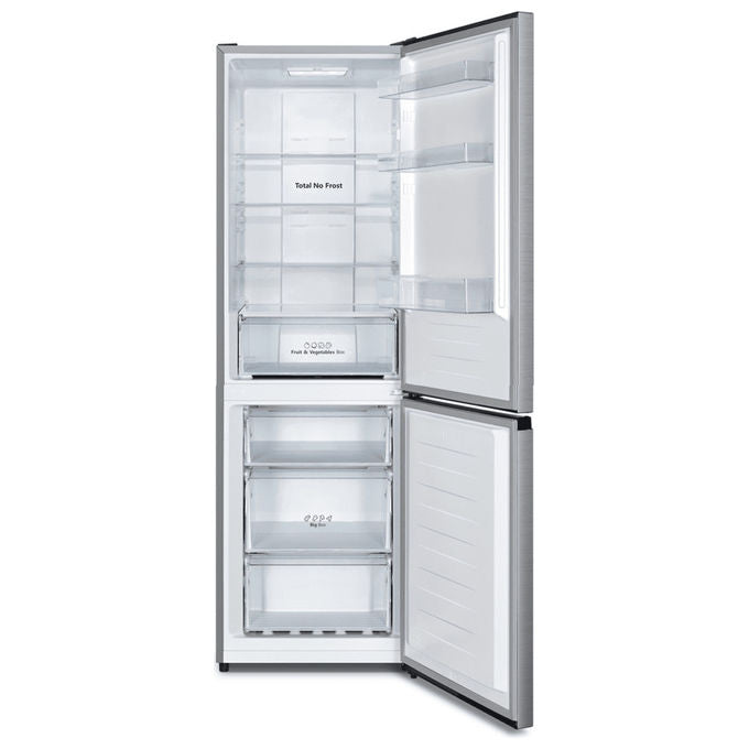 Hisense RB390N4CCD1 Frigorifero Combinato 304 L 186 cm Classe D 35 dB Total No Frost Multi Air Flow colore Inox
