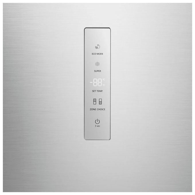 Hisense RB390N4CCD1 Frigorifero Combinato 304 L 186 cm Classe D 35 dB Total No Frost Multi Air Flow colore Inox