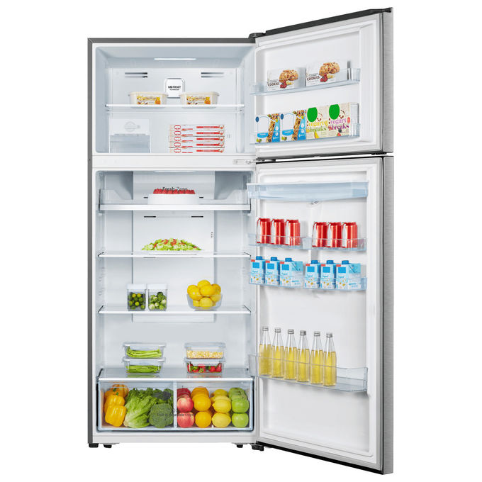 Hisense RT728N4WCE Frigorifero Doppia Porta 553 L 185 cm Classe E 39 dB Total No Frost Dispenser Acqua Twist Ice Maker colore Inox