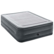 Intex Materasso Dura-Beam Comfort Plush Matrimoniale Grigio per Piscine e Campeggio