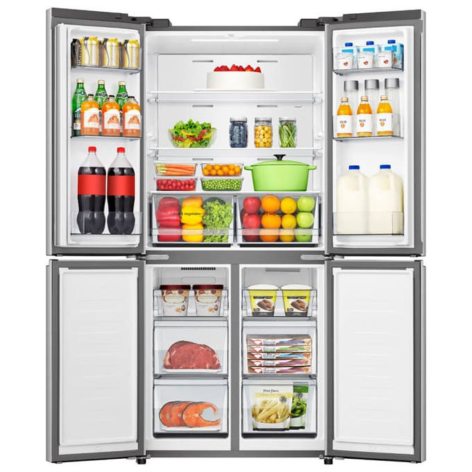 Hisense RQ5P470SETE Frigorifero Americano 4 Porte 483 L 178 cm Classe E 37 dB Total No Frost Wi-Fi Touch colore Bianco
