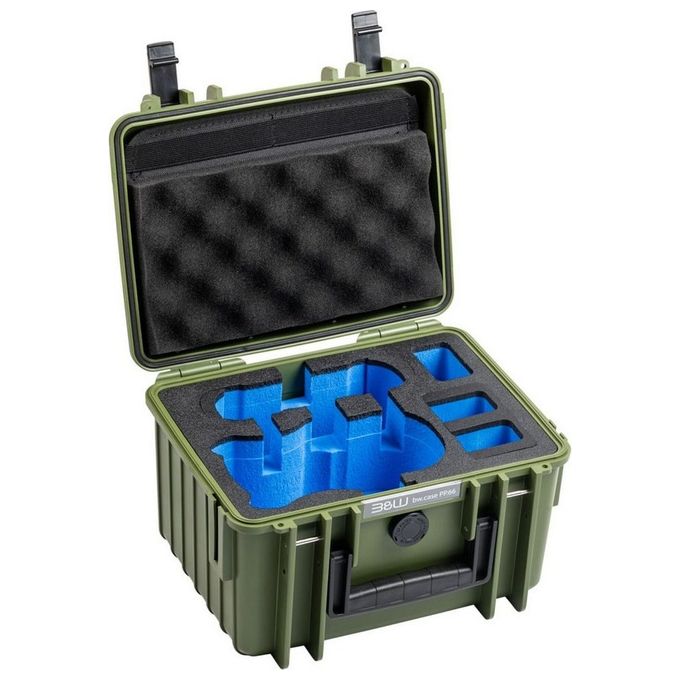 BandW International PP.66.BG.MINI5 Custodia per Drone BandW PP.66 Protezione Impermeabile IP67 Antiurto Valvola di Compensazione Pressione colore Brons-groen