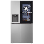 LG GSGV80PYLD InstaView Frigorifero Americano Side by Side 635 L 179 cm Classe D 35 dB No Frost Dispenser Wi-Fi colore Argento