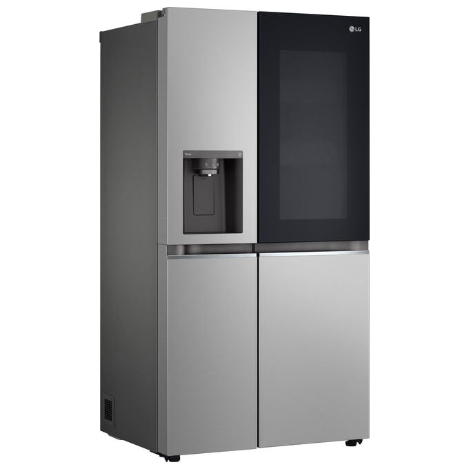 LG GSGV80PYLD InstaView Frigorifero Americano Side by Side 635 L 179 cm Classe D 35 dB No Frost Dispenser Wi-Fi colore Argento
