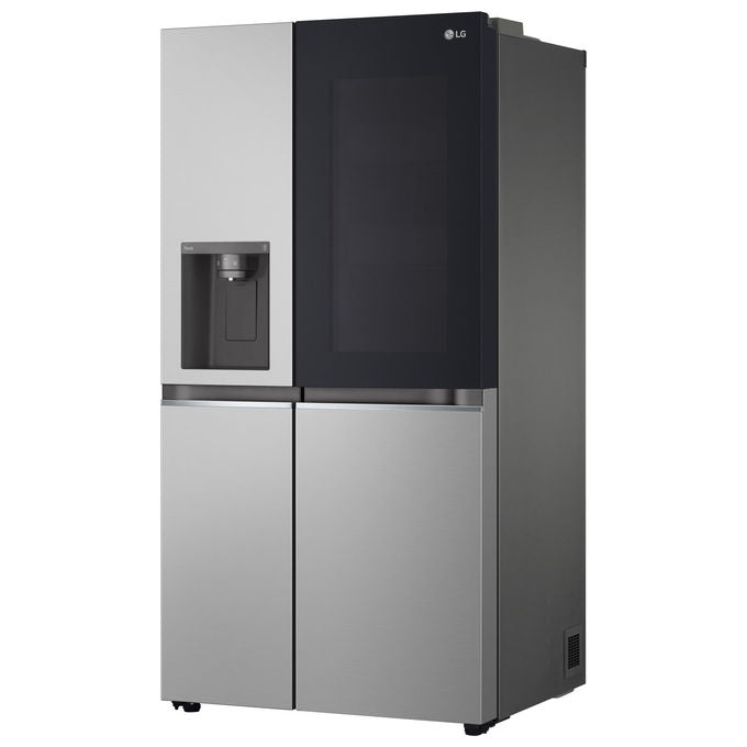 LG GSGV80PYLD InstaView Frigorifero Americano Side by Side 635 L 179 cm Classe D 35 dB No Frost Dispenser Wi-Fi colore Argento