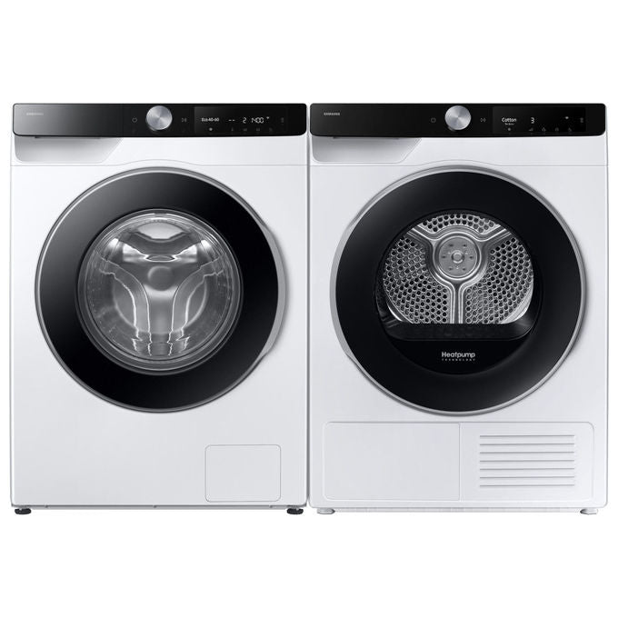 Samsung WW90DG6U85LKU3 AI Ecobubble Lavatrice Frontale 9 Kg 1400 rpm Classe A Wi-Fi Ecodosatore Vapore (85x60x55 cm) colore Bianco